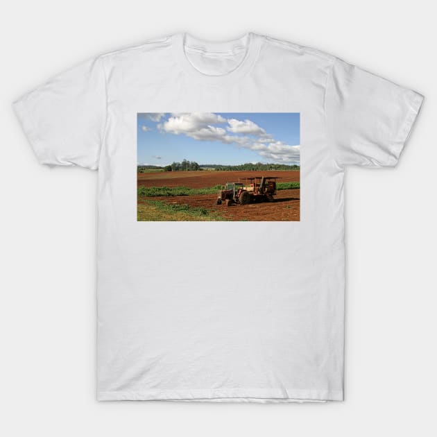 Plowing Fields T-Shirt by Memories4you